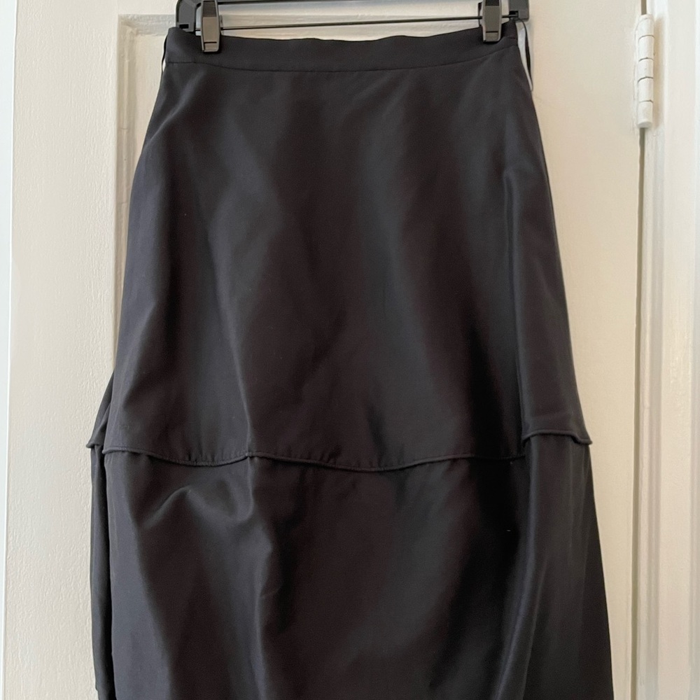Cos Black pouf skirt